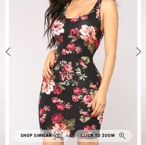 Flowers And Chocolate Floral Dress